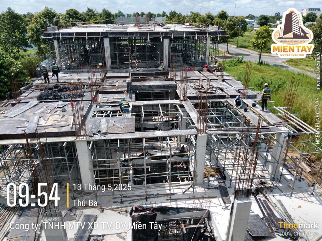 THI CÔNG PHẦN KẾT CẤU 54 CĂN TOWNHOUSE (L57-L58) – DỰ ÁN STELLA MEGA CITY